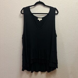 ModCloth Tiered Ruffle Tank in 3x!
